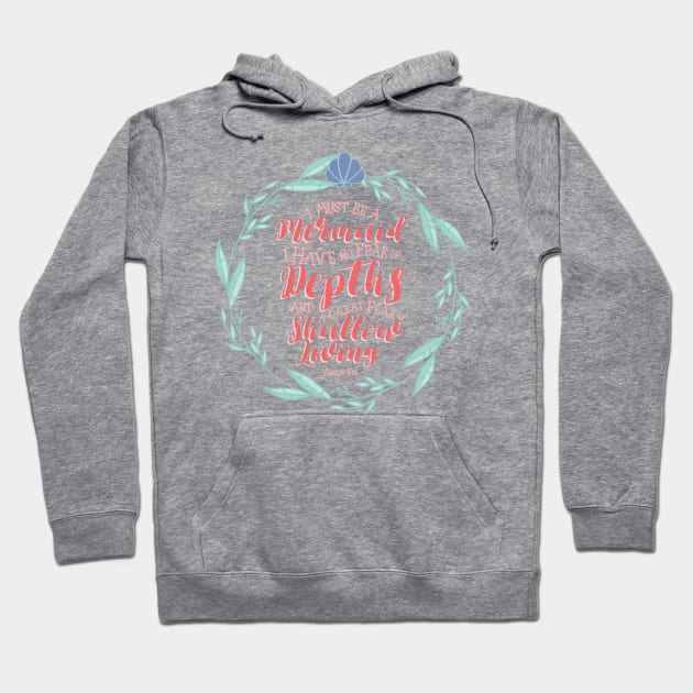 Mermaid Living Hoodie by RachelKrueger